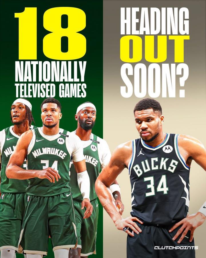 kaiyun-逐渐落幕?坐拥字母哥的雄鹿新赛季全美直播18场 较上赛季少了9场