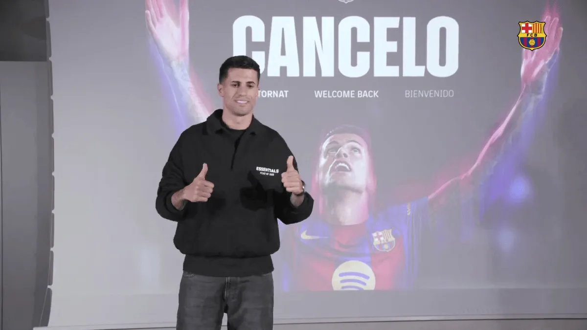 坎塞洛：我来这里帮助球队赢得冠军；在诺坎普踢球可能会哭